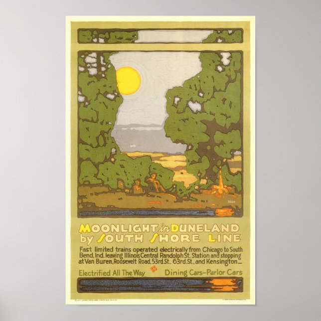 Moonlight i Duneland Poster (Framsidan)