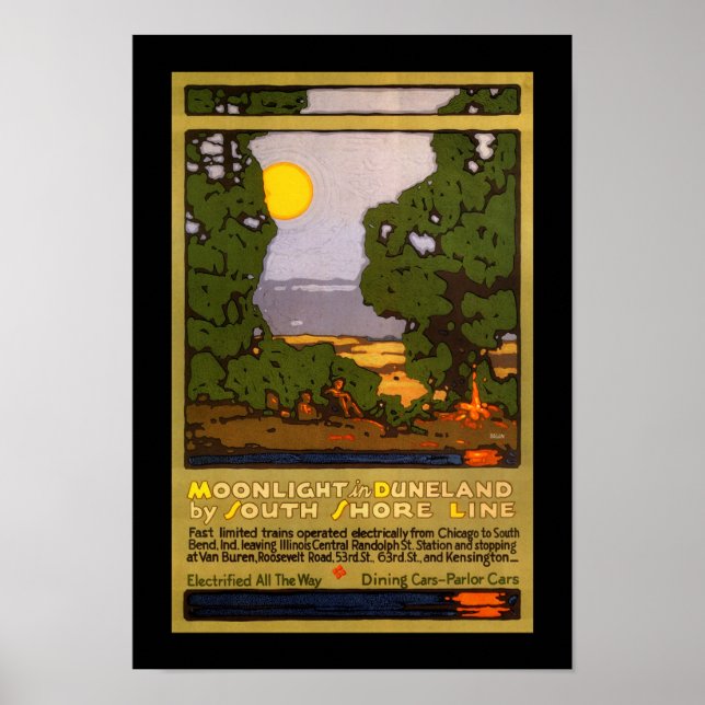 Moonlight i Duneland Poster (Framsidan)