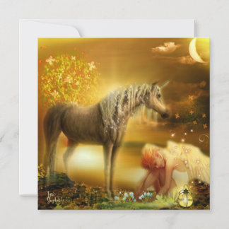 Moonlight Ledsen Fantasy Fairy Girl & Unicorn