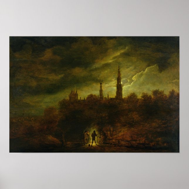 Moonlight liggande poster (Framsidan)