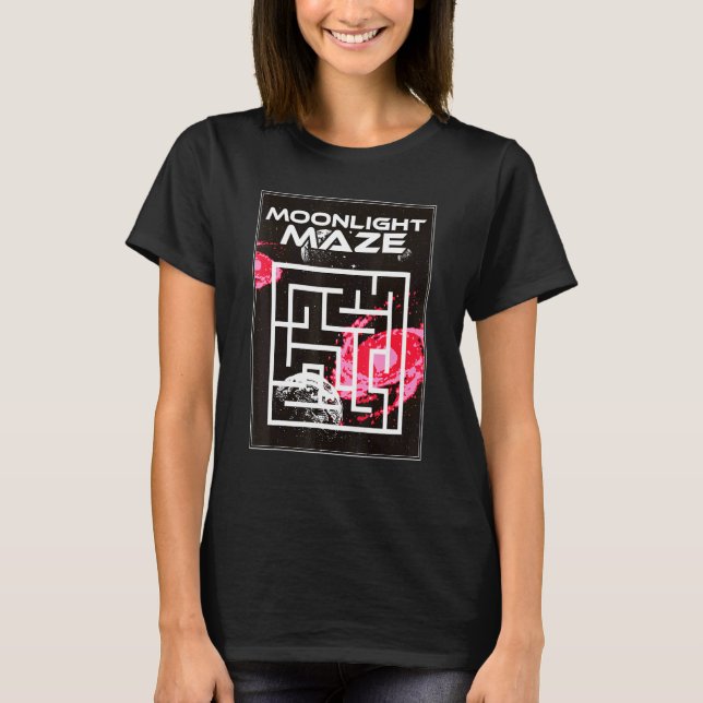 Moonlight Maze Programming System Blackhat T Shirt (Framsida)