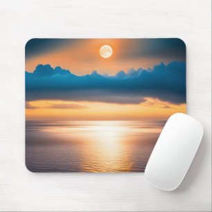 Moonlight om Vatten vid havet Musmatta