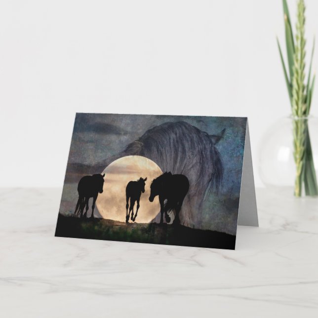 Moonlight on Pryors - Greeting Card Kort (Framsida)