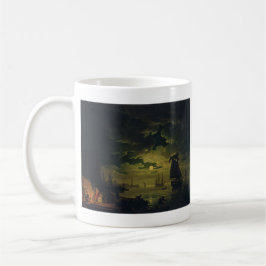Moonlight Over Palermo High-Fidelity Fine Art  Kaffemugg