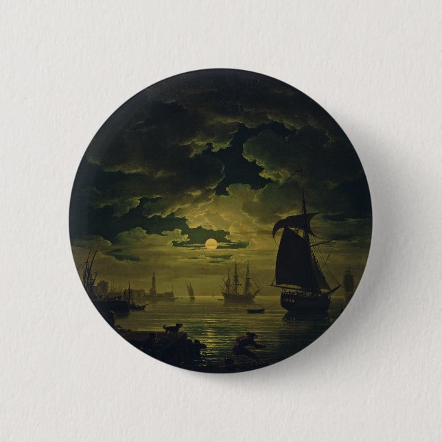 Moonlight Over Palermo High-Fidelity Fine Art  Knapp (Framsida)