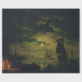 Moonlight Over Palermo High-Fidelity Fine Art  Presentpapper
