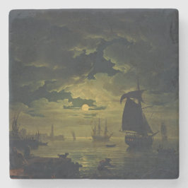 Moonlight Over Palermo High-Fidelity Fine Art  Stenunderlägg