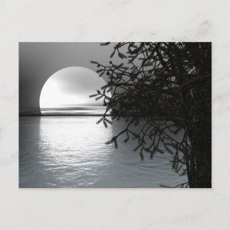 Moonlight över Vatten Vykort