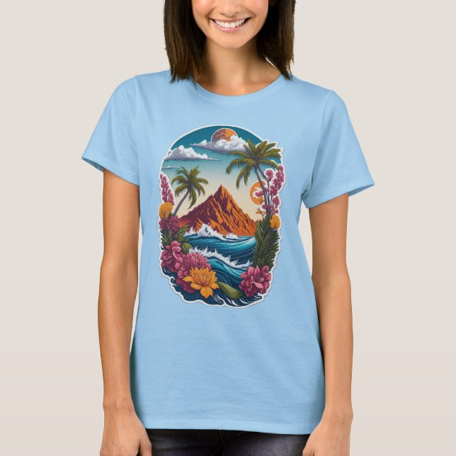 Moonlight Paradise T Shirt (Framsida)