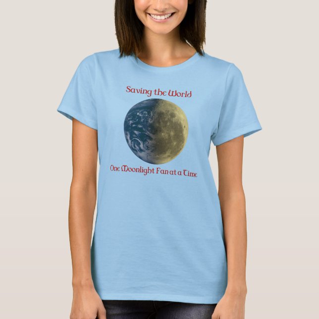 Moonlight - Rädda världen Tee (Framsida)