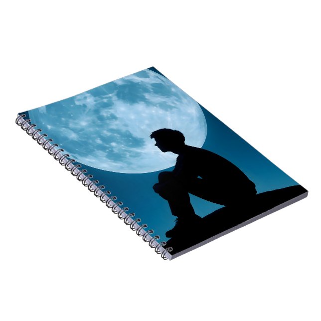 Moonlight Reflections Notebook Anteckningsbok (Högra Sidan)