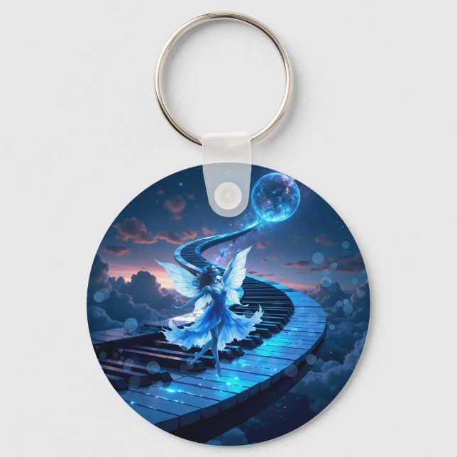 Moonlight Rehearsal – Dancing in the moonlight.  Nyckelring (Framsida)