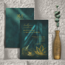 Moonlight Romantik Bröllop Emerald Grönt ID881