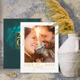 Moonlight Romantik Bröllop Emerald Grönt ID881 Spara Datumet