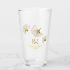 Moonlight Romantik Ginkgo Biloba Guld ID881 Glaskopp