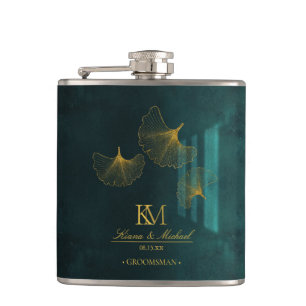 Moonlight Romantik Groomsman Emerald Grönt ID881 Fickplunta