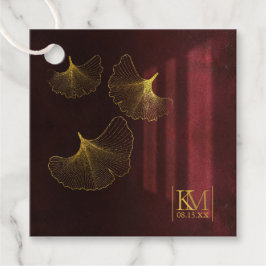 Moonlight Romantik Tack Burgundy ID881 Gåvor Etiketter