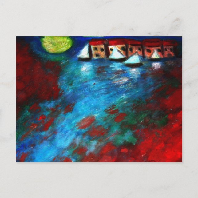 MOONLIGHT SAIL VYKORT (Framsida)