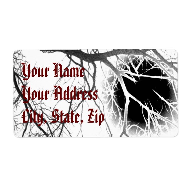 Moonlight Silhouette Fraktsedel (Framsidan)