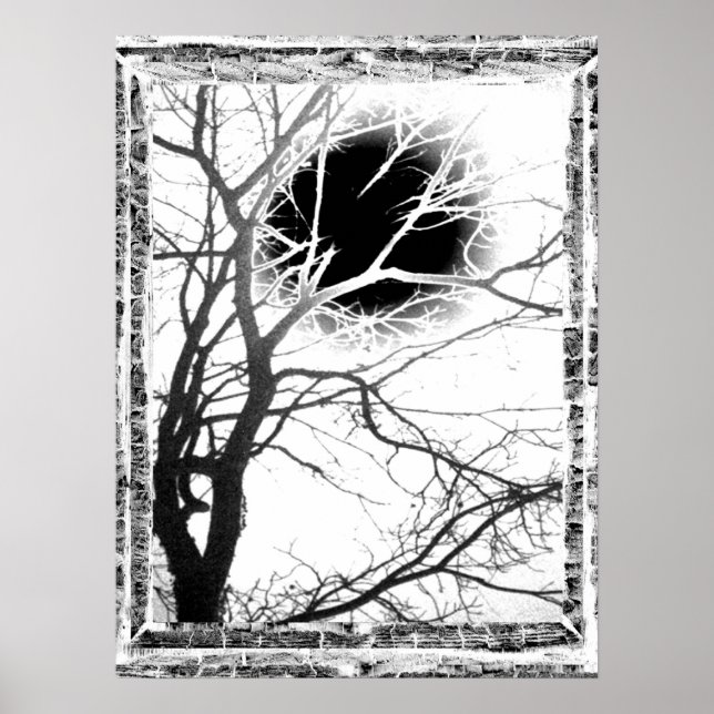 Moonlight Silhouette Poster (Framsidan)