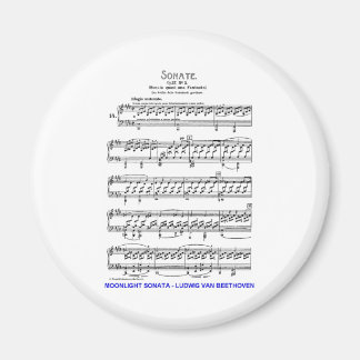 Moonlight-Sonata-Ludwig-Beethoven Magnet