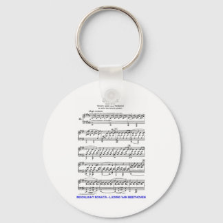 Moonlight-Sonata-Ludwig-Beethoven Nyckelring