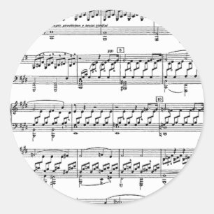 Moonlight-Sonata-Ludwig-Beethoven Runt Klistermärke