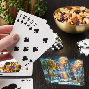 Moonlight Svanar Monogram Go Fish Game Casinokort
