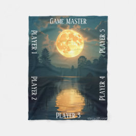 Moonlight Swamp TTRPG Tabletop Gaming board Fleecefilt