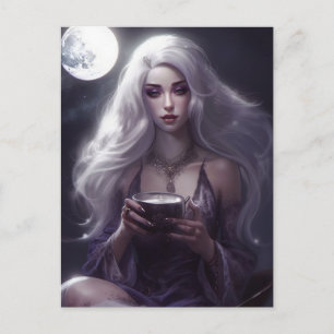 Moonlight Tea Vykort