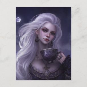 Moonlight Tea-vykort Vykort
