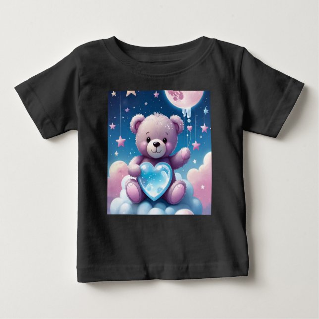 Moonlight Teddy - Dreamy Nights T Shirt (Framsida)