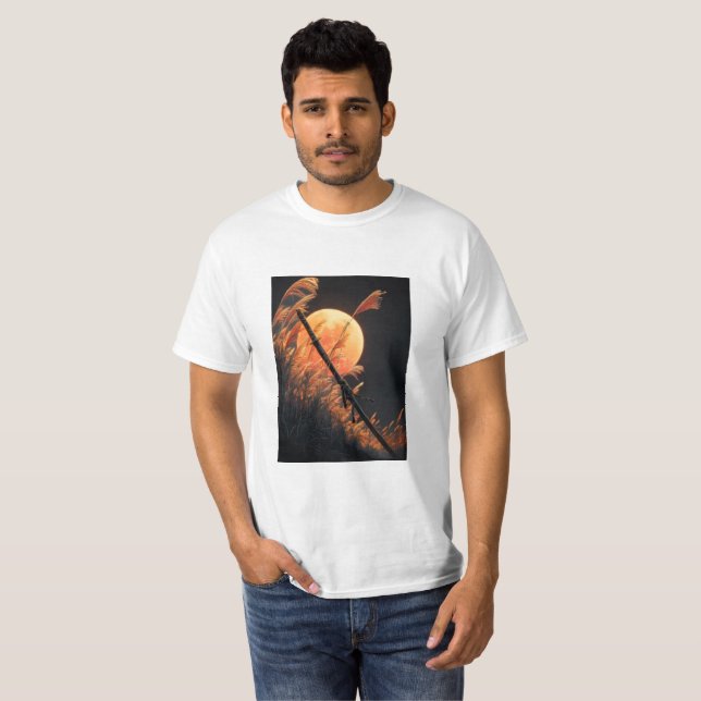 Moonlight & Tiger Spirit T-Shirt (Hel framsida)
