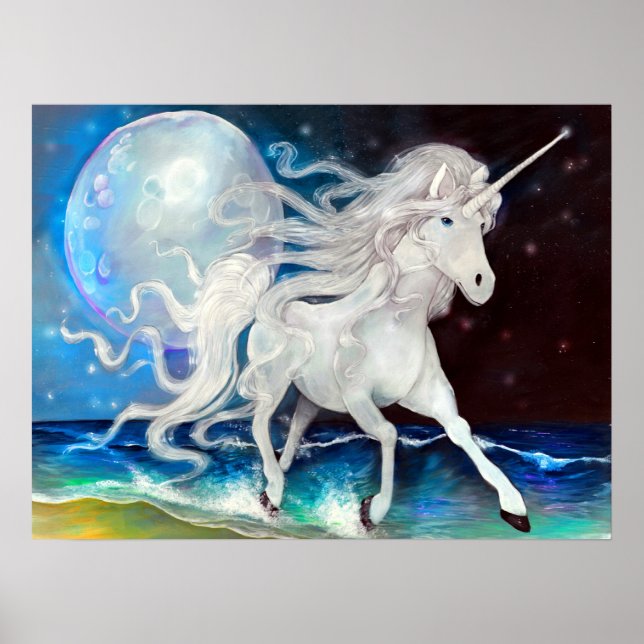 Moonlight Unicorn Poster (Framsidan)