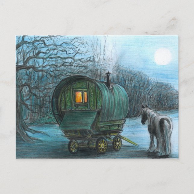 Moonlight vagn vykort (Framsida)