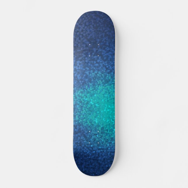 Moonlight Vatten Löv Camo Old School Skateboard Bräda 18 Cm (Framsida)