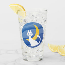 Moonlight white cat glaskopp