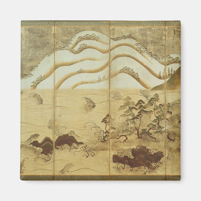 Moonlight Winter liggande Magnet (Framsidan)