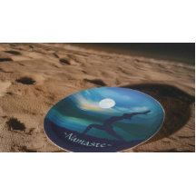 Moonlight Yoga Meditation Crescent måne Salutation