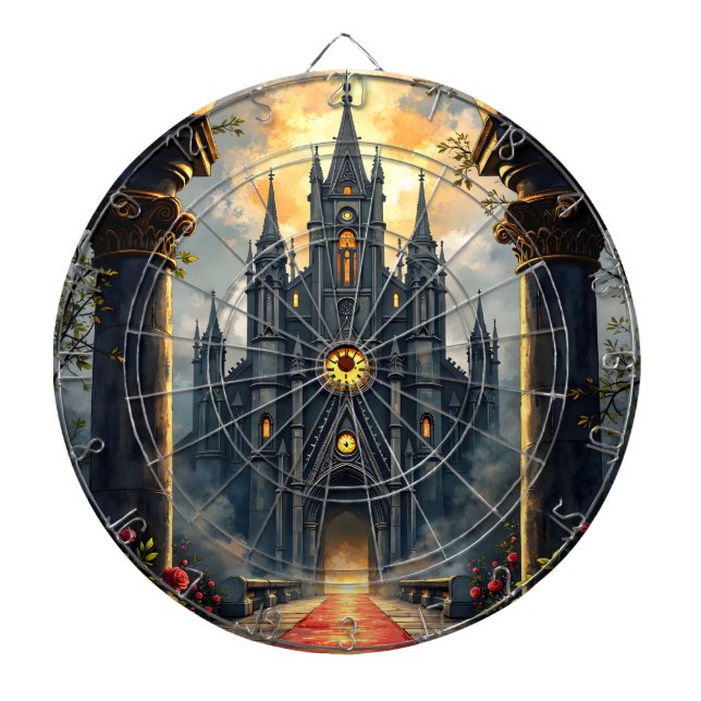 Moonlit Aisle of Eternal Vows –Gothic Wedding Gate Darttavla (Framsidan)