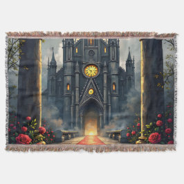 Moonlit Aisle of Eternal Vows –Gothic Wedding Gate Filt