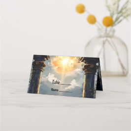 Moonlit Aisle of Eternal Vows –Gothic Wedding Gate Placeringskort