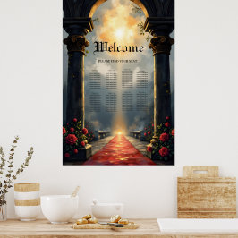 Moonlit Aisle of Eternal Vows –Gothic Wedding Gate Poster
