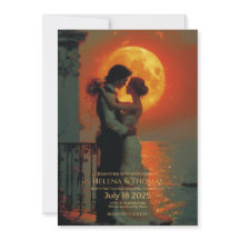 Moonlit av elegant par