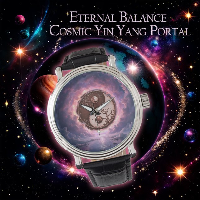 Moonlit Balance – Yin Yang of Eternal Light.  Armbandsur (Skapare uppladdad)