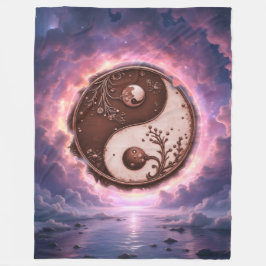 Moonlit Balance – Yin Yang of Eternal Light.  Fleecefilt