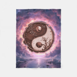 Moonlit Balance – Yin Yang of Eternal Light.  Fleecefilt
