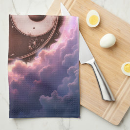 Moonlit Balance – Yin Yang of Eternal Light.  Kökshandduk