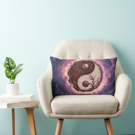 Moonlit Balance – Yin Yang of Eternal Light.  Lumbarkudde