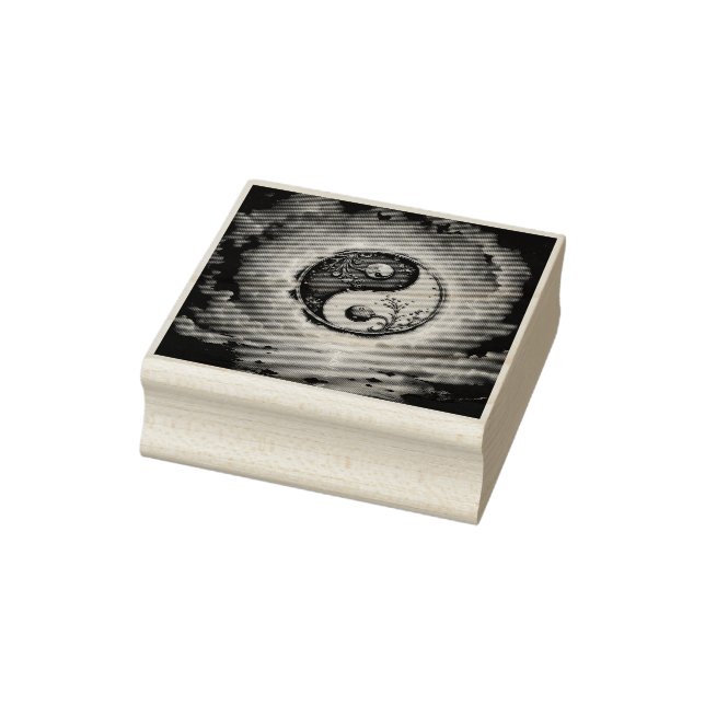 Moonlit Balance – Yin Yang of Eternal Light.  Stämpel (Stämpel)